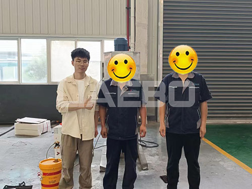 西安某公司行星攪拌機(jī)項目調(diào)試成功